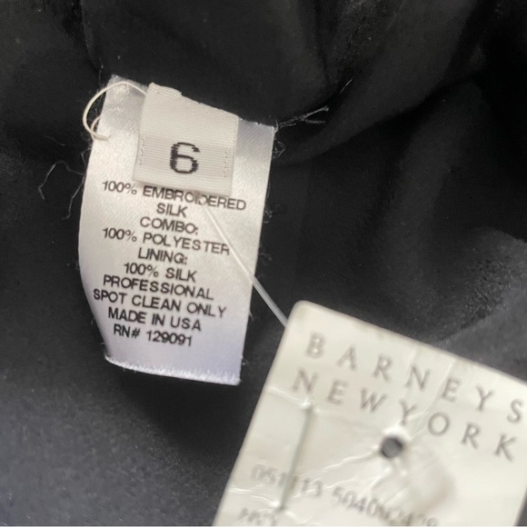 Prabal‎ Gurung Navy Silk Beaded Evening Cocktail Dress Size 6 quiet luxury - Picture 7 of 10